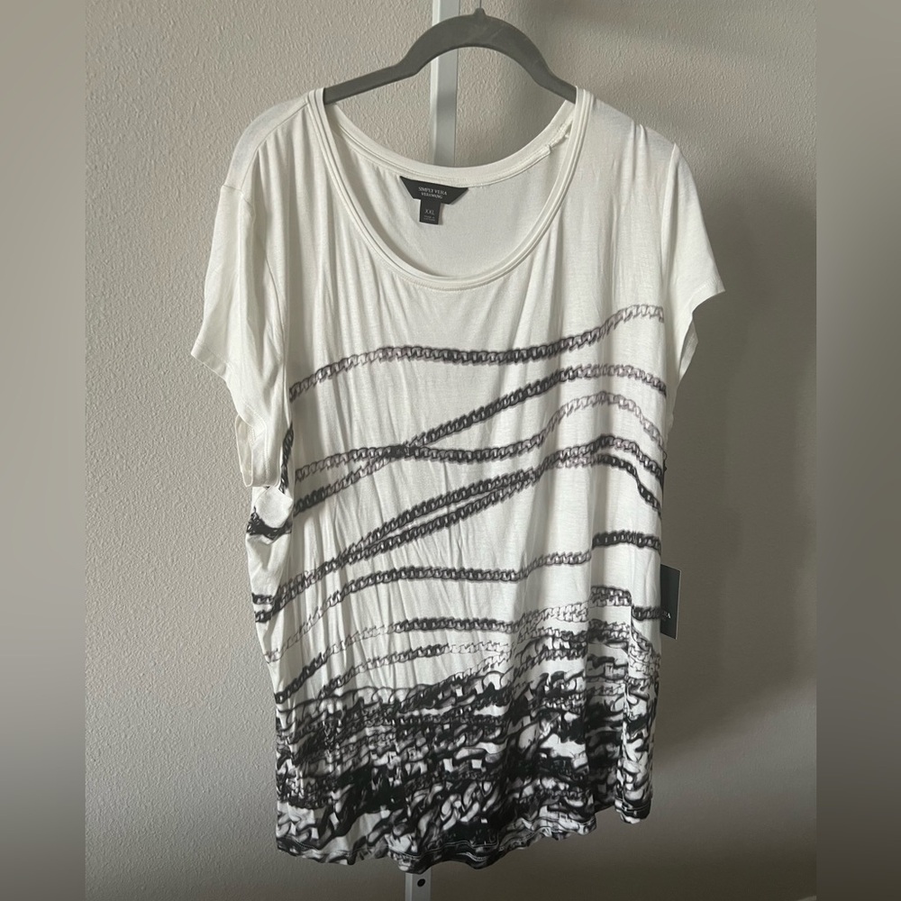 NWT Simply Vera Vera Wang Tee Shirt